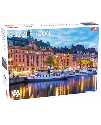 PROMO Puzzle 1000el Around the World, Northern Stars: Stockholm, Old Town Pier TACTIC