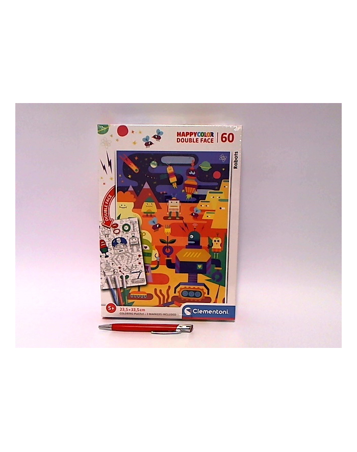 Clementoni Puzzle 60el Double Face Robot 26061 główny