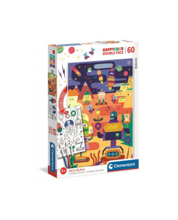 Clementoni Puzzle 60el Double Face Robot 26061