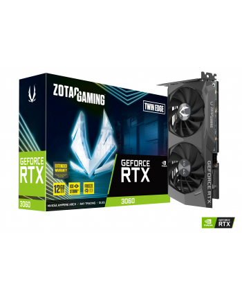 zotac Karta graficzna GeForce RTX 3060 Twin Edge 12GB GDDR6 256bit 3DP/HDMI