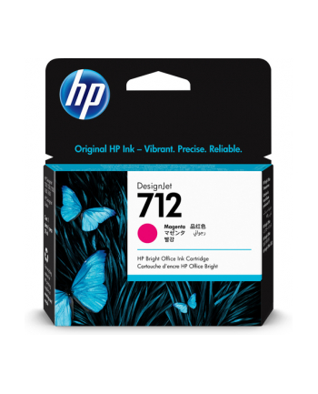 hp inc. Tusz 712 29ml  3ED68A purpurowy