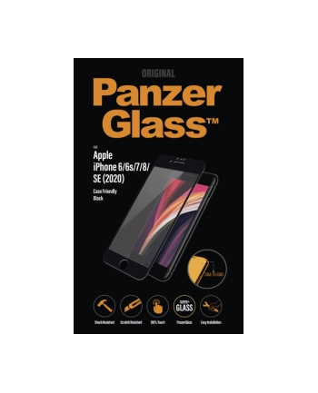 PanzerGlass szkło ochronne Edge-to-Edge do Apple iPhone 6 / 6s / 7 / 8 / SE 2020 Czarny nr 2