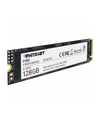 patriot Dysk SSD P300 128GB M.2 PCIe Gen 3 x4 1600/600 nr 2