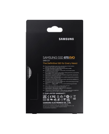 samsung Dysk SSD 870EVO MZ-77E2T0B/EU 2TB nr 2
