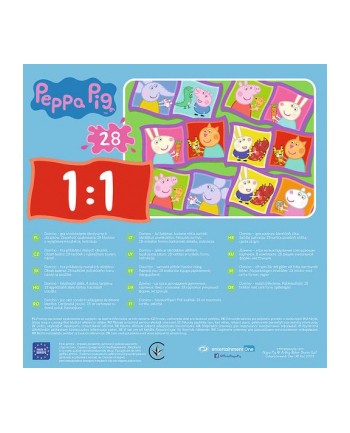 Domino Świnka Peppa gra 02066 Trefl
