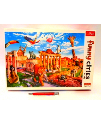 Puzzle 1000el Funny cities - Dziki Rzym TREFL