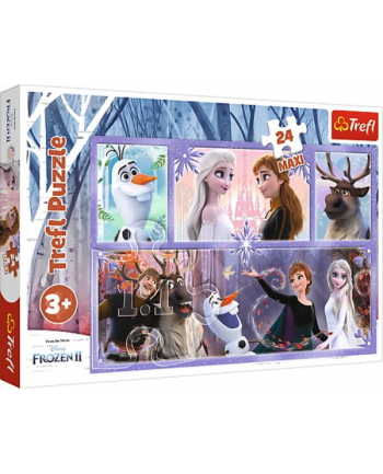 Puzzle 24el Maxi Świat pełen magii. Kraina Lodu. Frozen 2 14345 Trefl