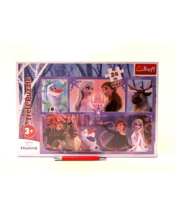 Puzzle 24el Maxi Świat pełen magii. Kraina Lodu. Frozen 2 14345 Trefl
