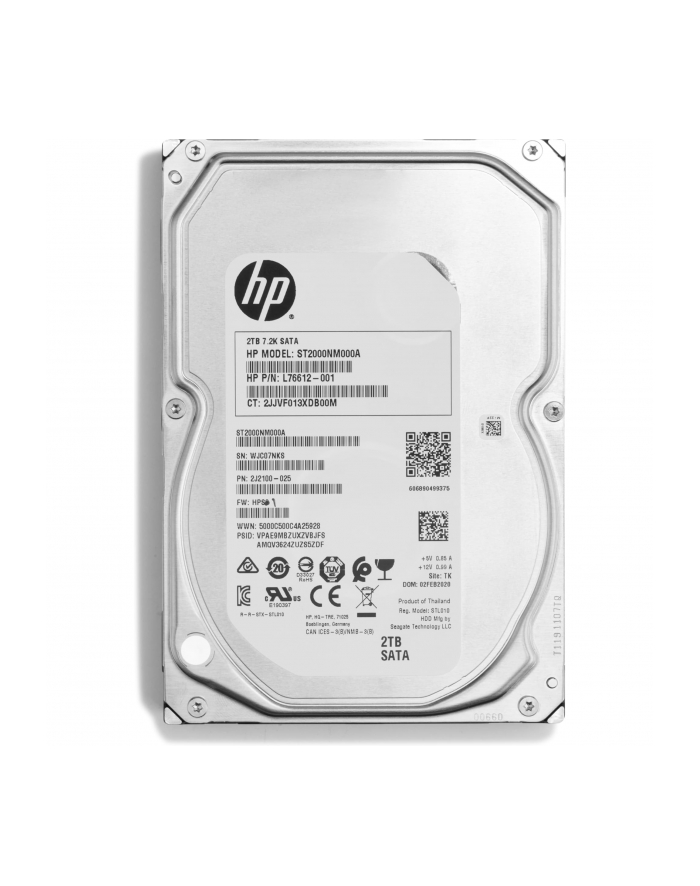 hp inc. Dysk 2TB 7200rpm SATA 3.5in Enterprise 2Z274AA główny