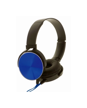 rebeltec Słuchawki stereo z mikrofonem Montana Czarno-niebieskie