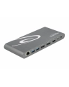 DeLOCK 87772 notebook dock/port replicator Wired Thunderbolt 3 Grey, Docking station - nr 17