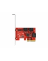 DeLOCK PCIe 6P SATA PCIe x4 card - LP, controller - nr 13
