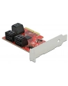 DeLOCK PCIe 6P SATA PCIe x4 card - LP, controller - nr 5