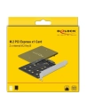 DeLOCK PCI Express x1 card to 2 x internal M.2 Key B, adapter - nr 13