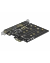 DeLOCK PCI Express x1 card to 2 x internal M.2 Key B, adapter - nr 5