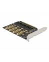 DeLOCK PCIe 16x card> 4x internal NVMe M.2, controller - nr 2
