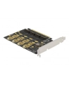 DeLOCK PCIe 16x card> 4x internal NVMe M.2, controller - nr 6