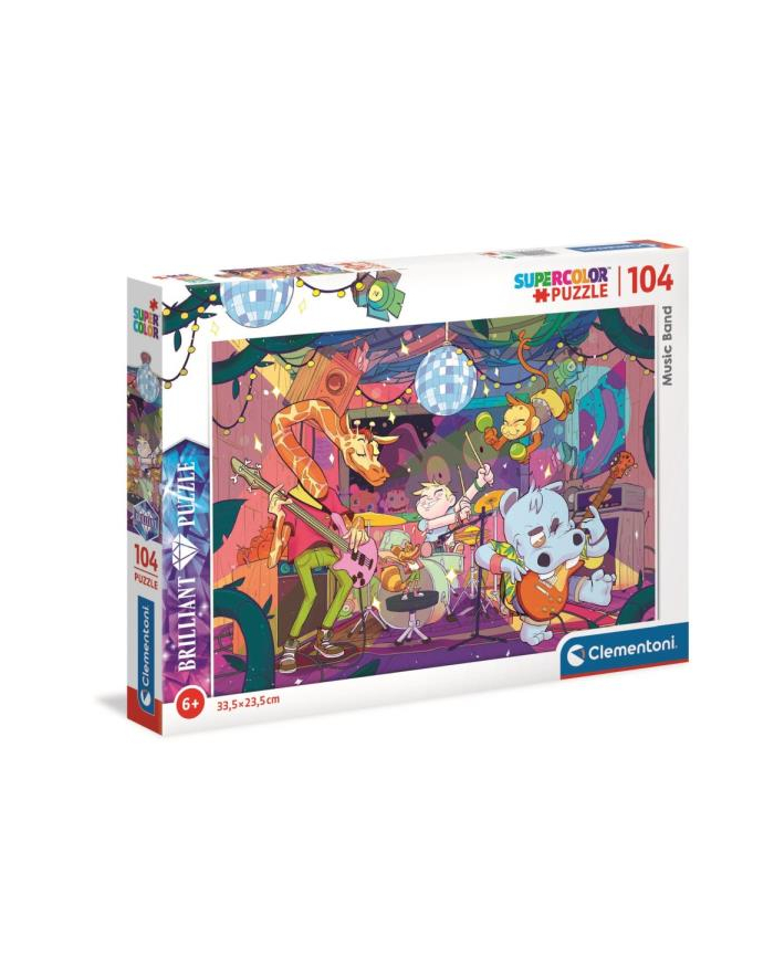 Clementoni Puzzle 104el brilliant Music Band 20177 główny