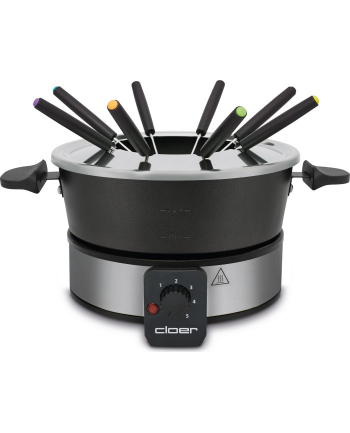 Cloer fondue 6679 1000W bk / sr