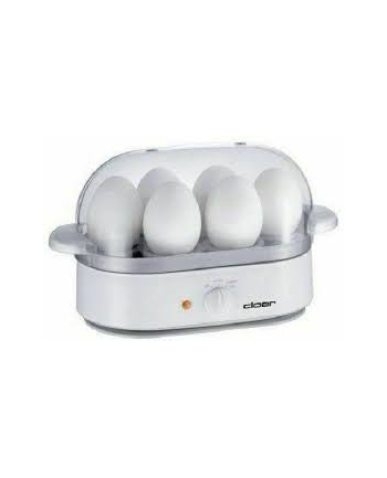 Cloer egg cooker 6081 (white, with stainless steel heating plate for 6 eggs)