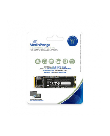 MediaRange MR1023 512 GB, SSD (SATA 6 Gb / s, M.2 2280)