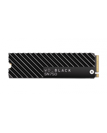 western digital WD Black SN750 2 TB, SSD (black, PCIe Gen 3 x4, M.2 2280 with heat sink)