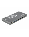 DeLOCK 87772 notebook dock/port replicator Wired Thunderbolt 3 Grey, Docking station - nr 24