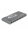 DeLOCK 87772 notebook dock/port replicator Wired Thunderbolt 3 Grey, Docking station - nr 5