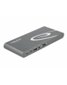 DeLOCK 87772 notebook dock/port replicator Wired Thunderbolt 3 Grey, Docking station - nr 8