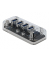 DeLOCK external USB 3.0 hub with 4 ports, USB hub - nr 12