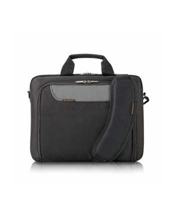 Everki Advance - 35.81 cm (14.1 Cala) - torba do laptopa czarno pomarańczowa