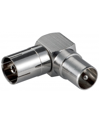 goobay - adapter kątowy do kable TV - 90 stopni