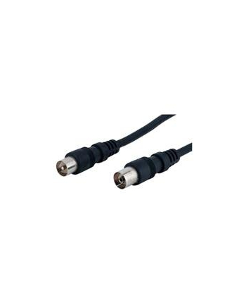 goobay - kabel antenowy telewizyjny - czarny - 2.5m