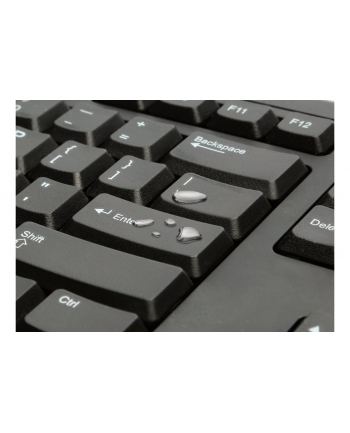 Kensington ValuKeyboard black U/P - 1500109DE - DE