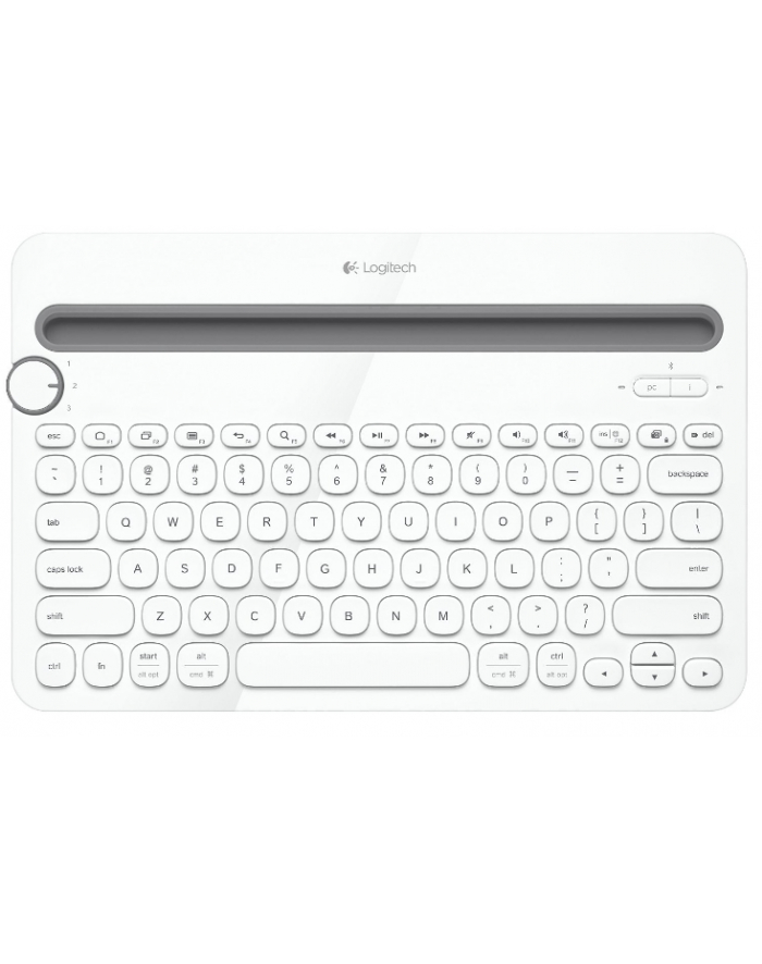 Logitech K480 Bluetooth Multi-Device KB white - DE główny