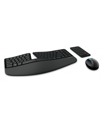 Microsoft Sculpt Ergonomic Desktop czarna USB układ niemiecki