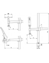 BESSEY clamping element TWV28 300/175 lever - for welding tables variable projection - nr 5