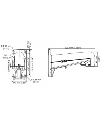 hikvision DS-1602ZJ Adapter do kamer