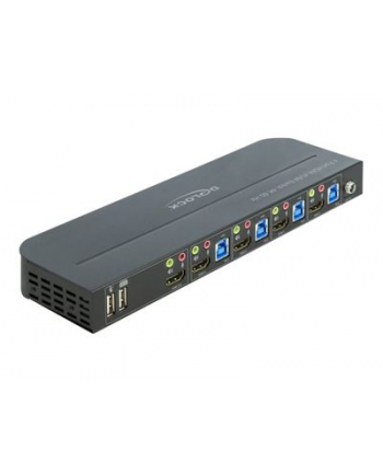 DeLOCK HDMI KVM Switch 4K 60 Hz with USB 3.0 and audio, KVM switch