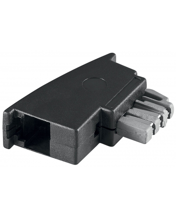 goobay TAE Adapter wtyczka N > RJ11 czarny - (6P4C)