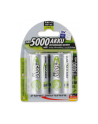 Ansmann 5000mAh NiMh - 4x akumulatorki D - nr 1