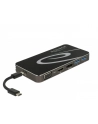 DeLOCK USB Type-C 3.2 docking station (black, 4K HDMI + DP, VGA, USB hub and PD 3.0) - nr 13