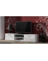 cama meble Szafka RTV SOHO 180 biały/ biały połysk - nr 11