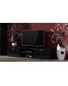 cama meble Szafka RTV SOHO 180 czarny/ czarny połysk - nr 6