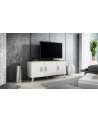 cama meble Komoda LOTTA 150 3D biały+ dąb sonoma - nr 1