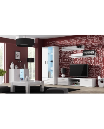 cama meble Komoda 120cm SOHO S7 biały/ biały połysk nr 1