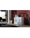 cama meble Komoda 120cm SOHO S7 biały/ biały połysk - nr 4
