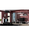 cama meble Komoda 120cm SOHO S7 biały/ czarny połysk - nr 6