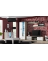 cama meble Komoda 120cm SOHO S7 dąb sonoma/ biały połysk - nr 6