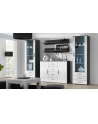 cama meble Komoda UNI szary/ biały połysk - nr 2